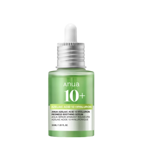 ANUA AZELAIC ACID 10 HYALURON REDNESS SOOTHING SERUM 30ML