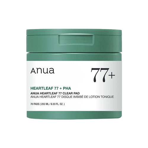 ANUA HEARTLEAF 77 CLEAR PAD (70EA)205ML